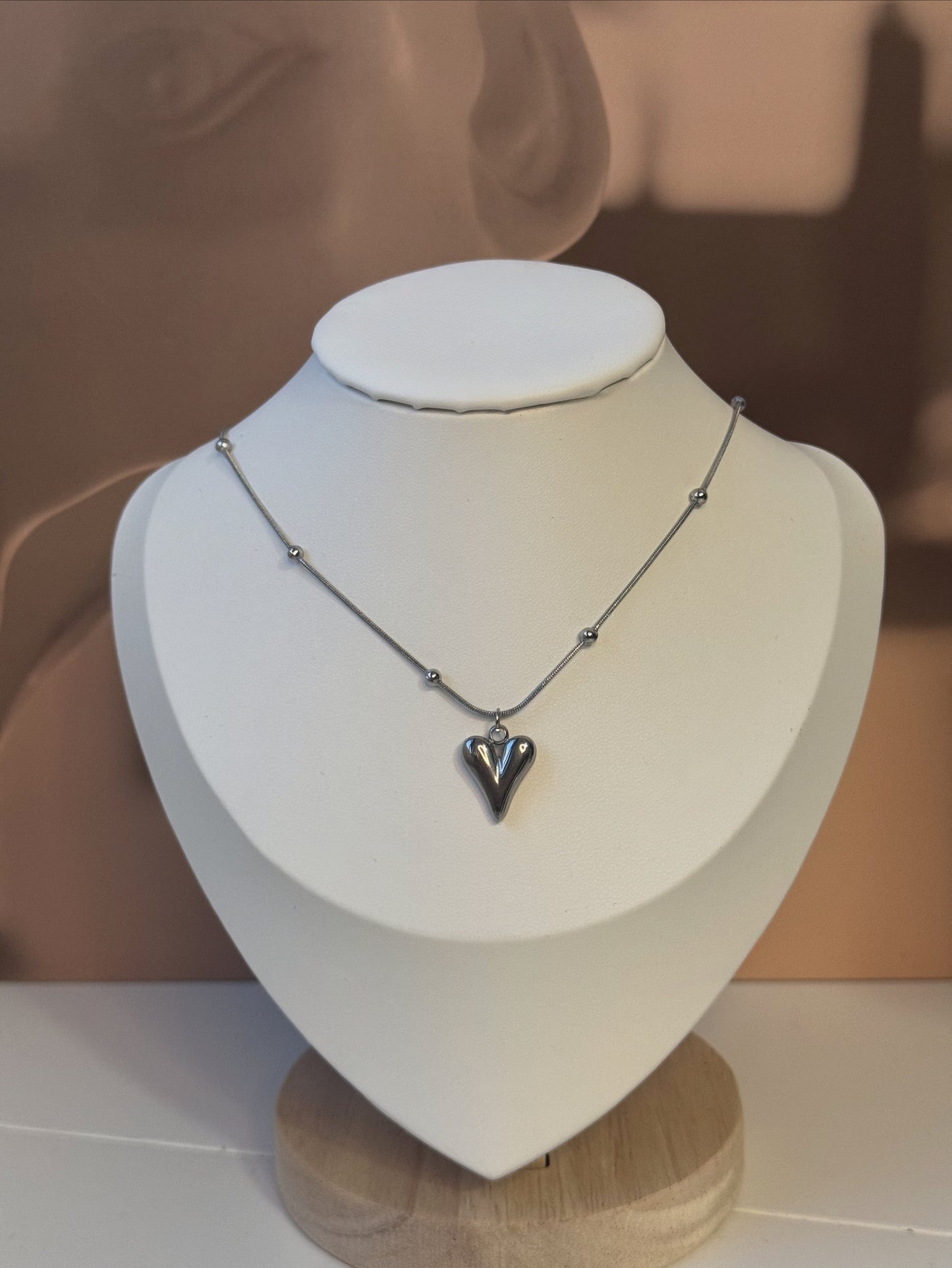 Heart of Silver Necklace
