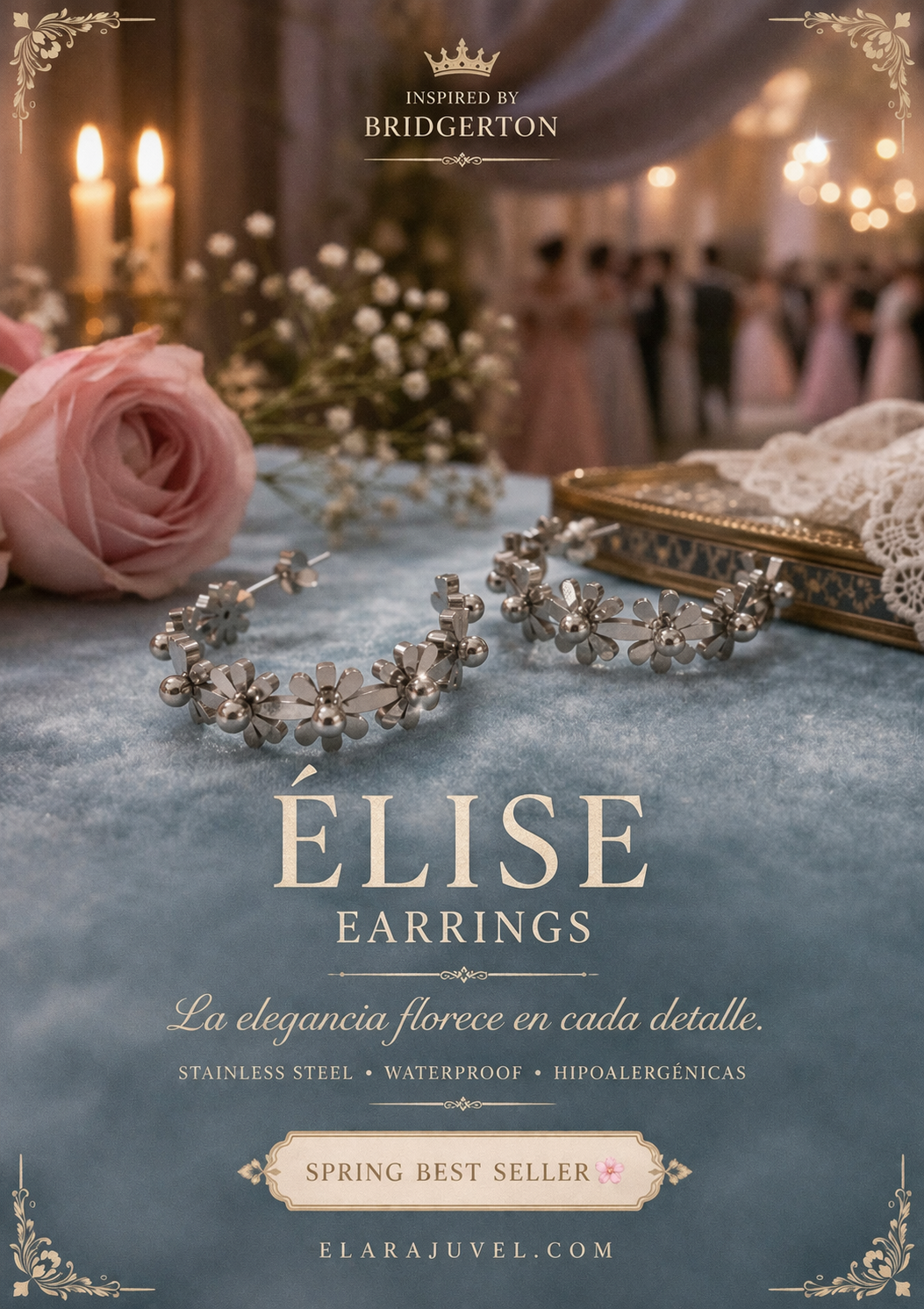 Élise Earrings
(inspired by Bridgerton)