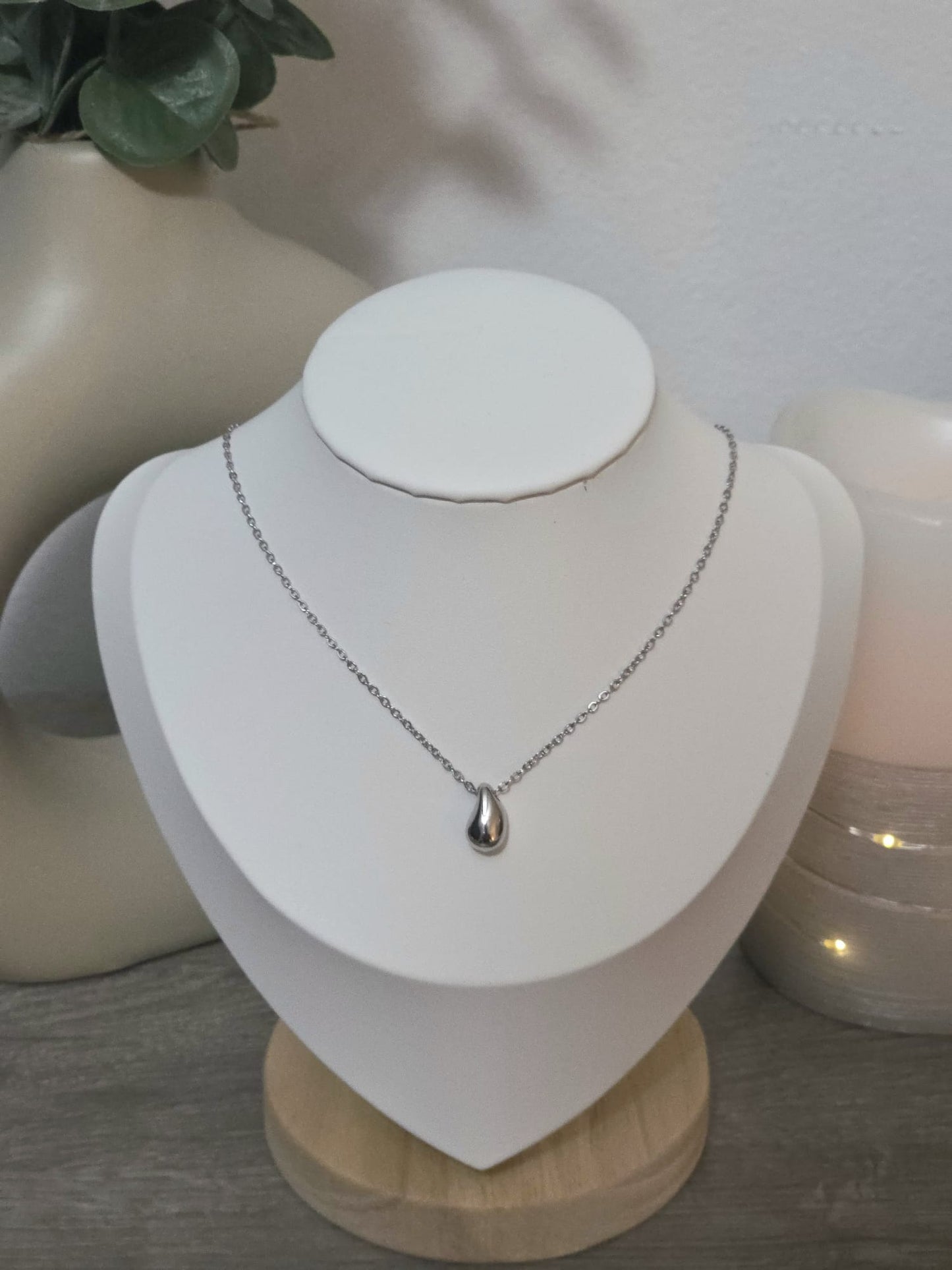 Silver Tear Drop