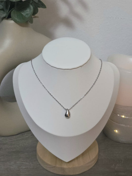 Silver Tear Drop