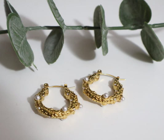 Coral Earrings