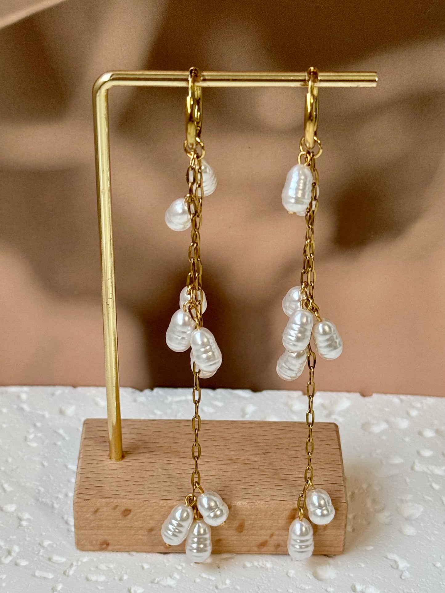 Olas de Perlas earrings