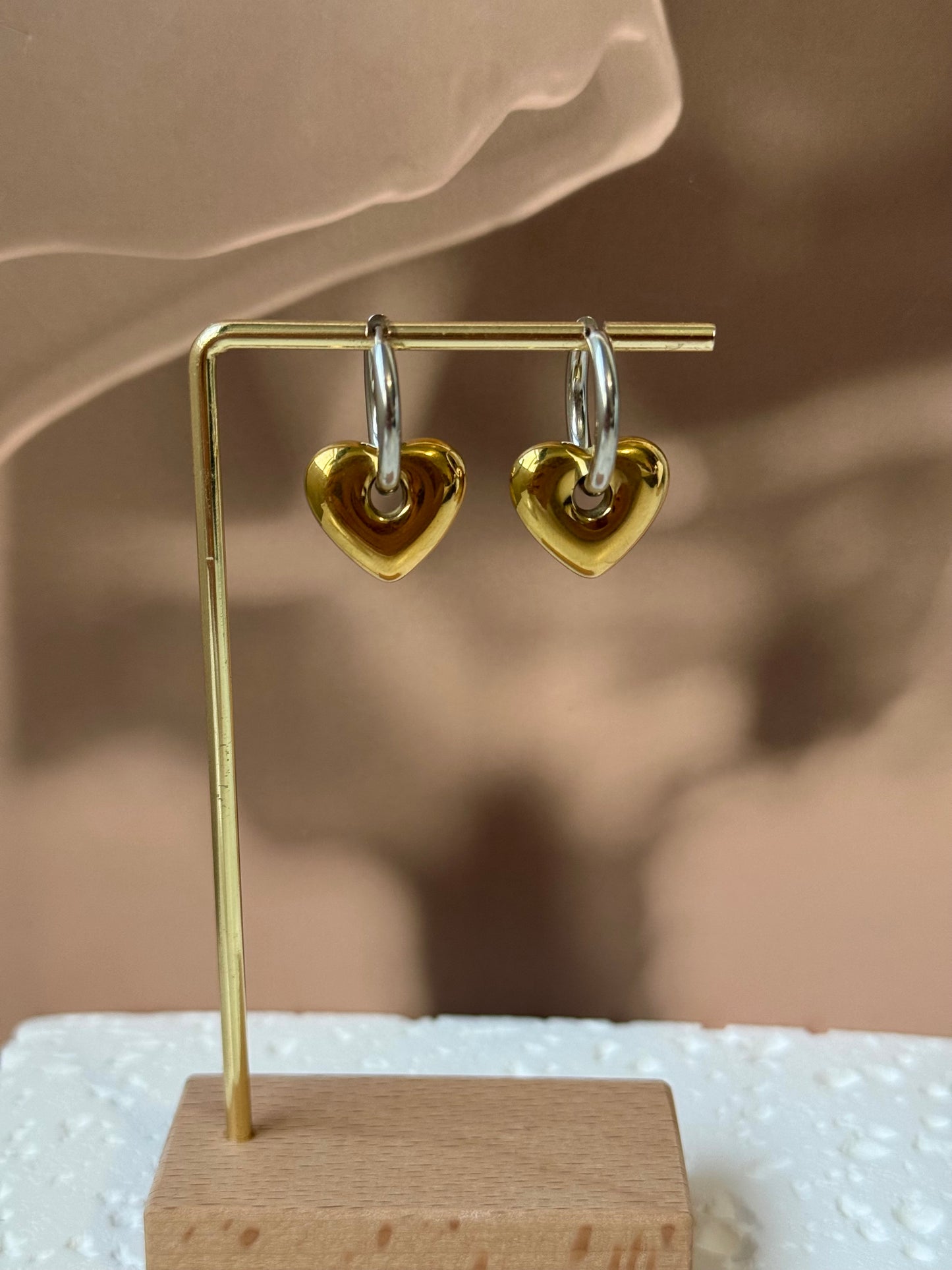Locked Heart Earrings
