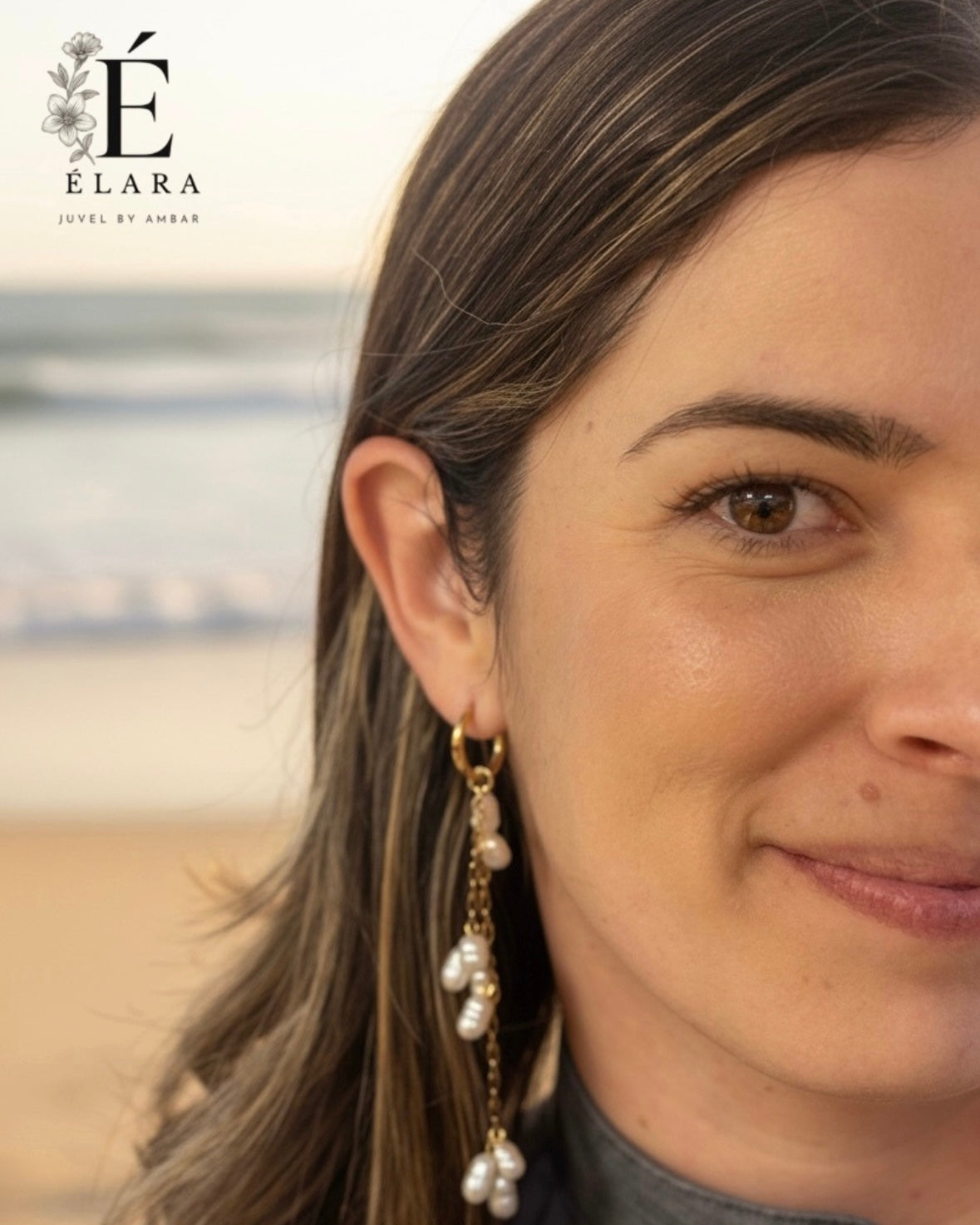 Olas de Perlas earrings
