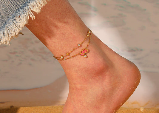 Lotus Anklet