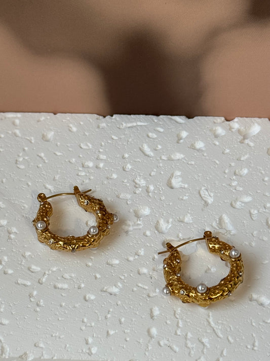 Coral Earrings