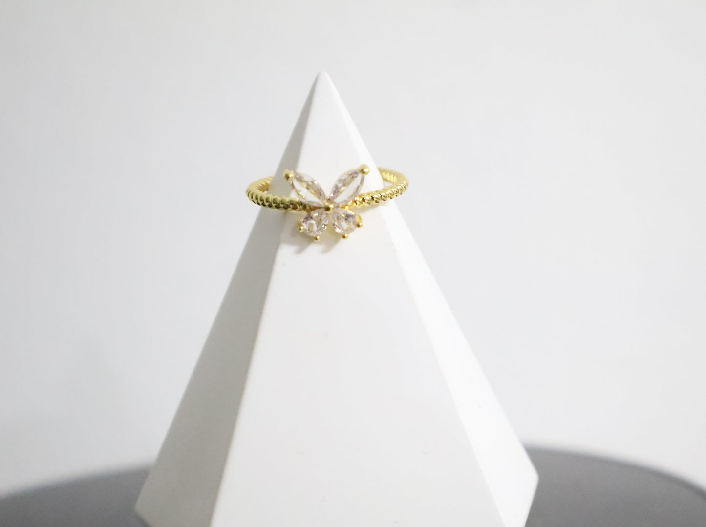 Bloom in Gold Adjustable Ring