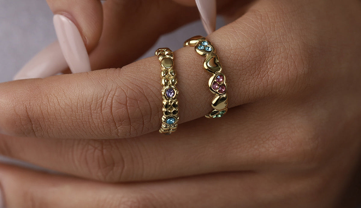 Hibiscus Ring Set