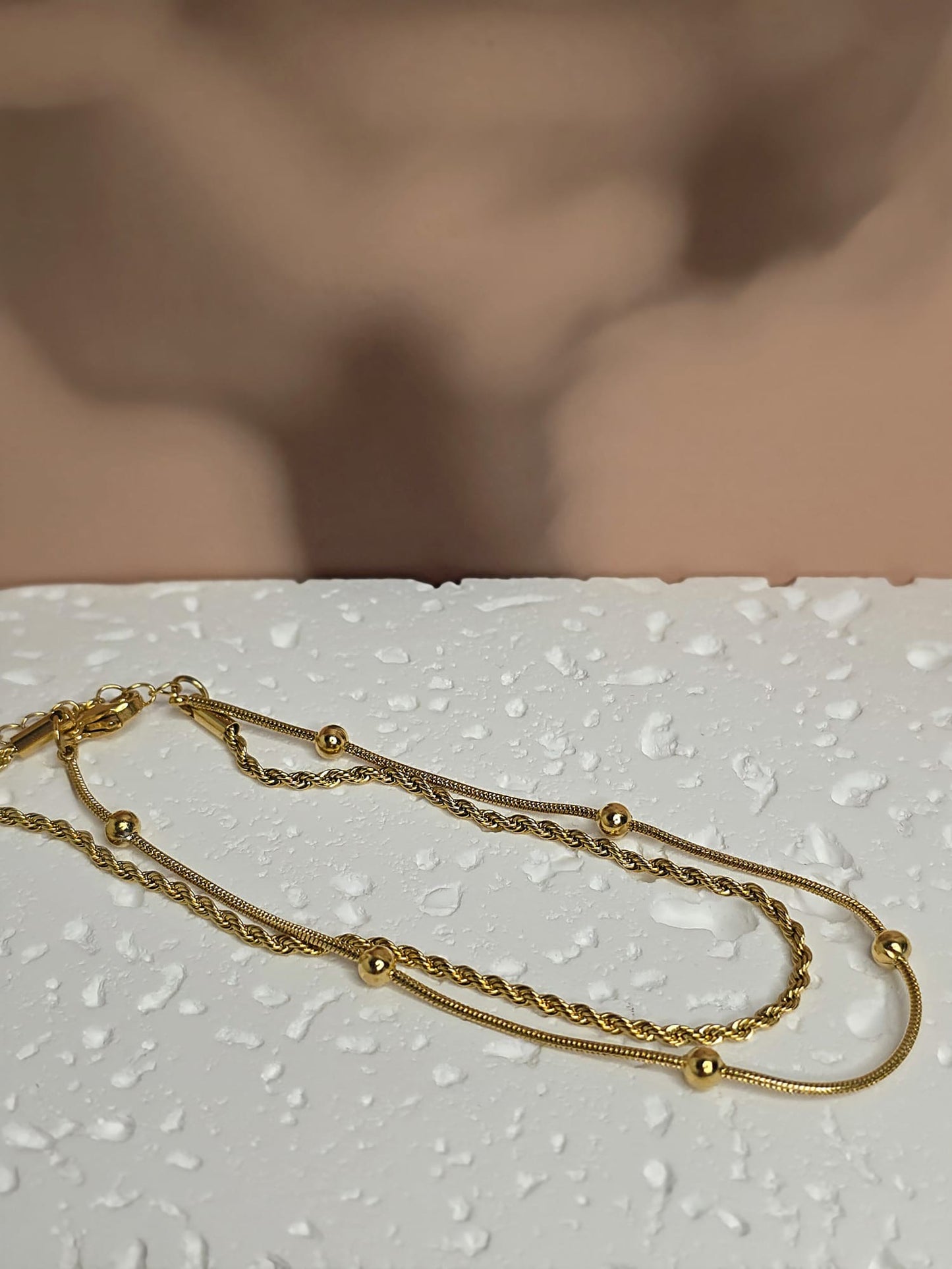 Double Chain Ankle Bracelet